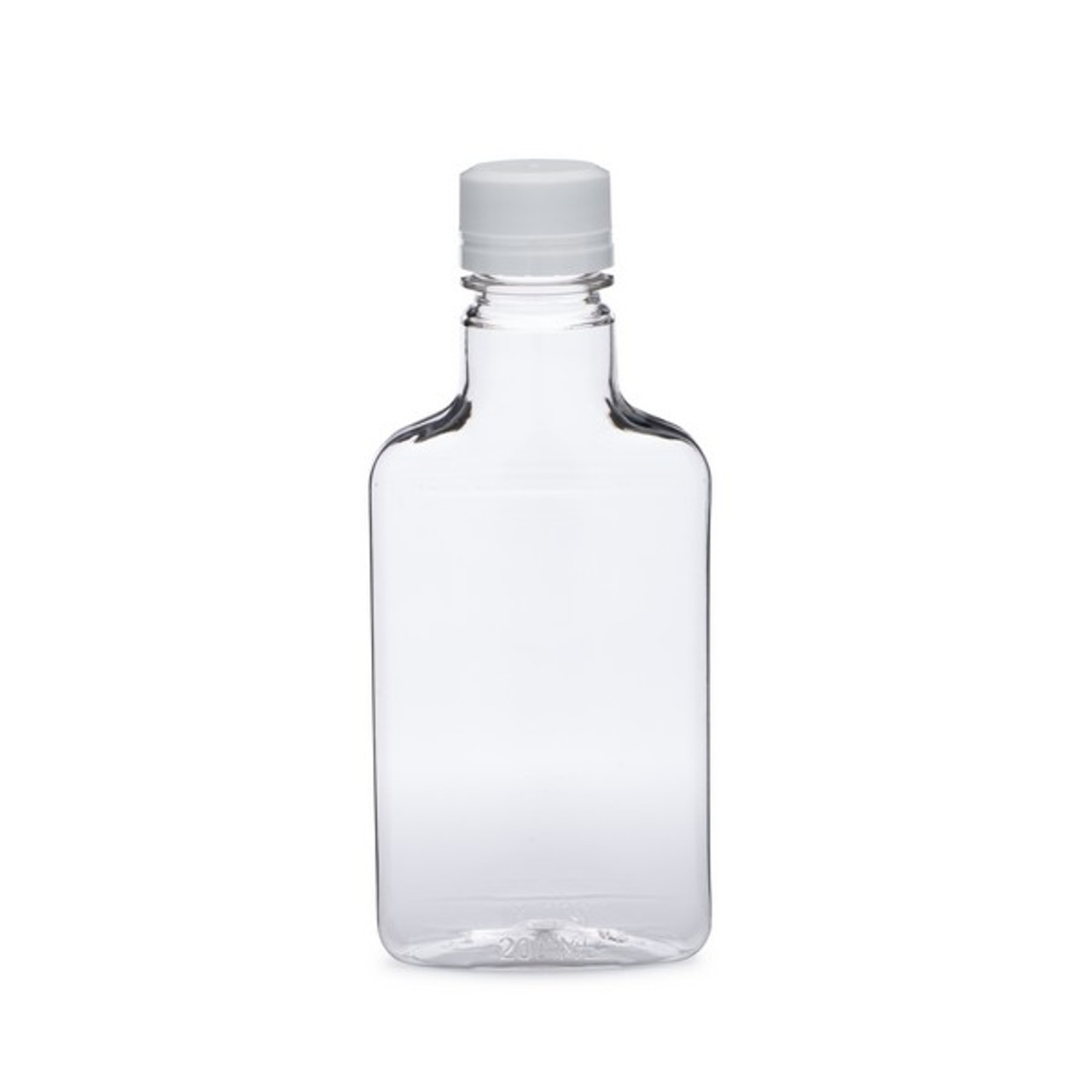 Clear PET Plastic Flask, Wholesale & Bulk