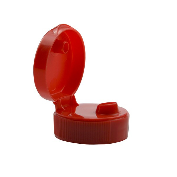 33-400 Red PP Low Profile Flip Top-Sample | Berlin Packaging