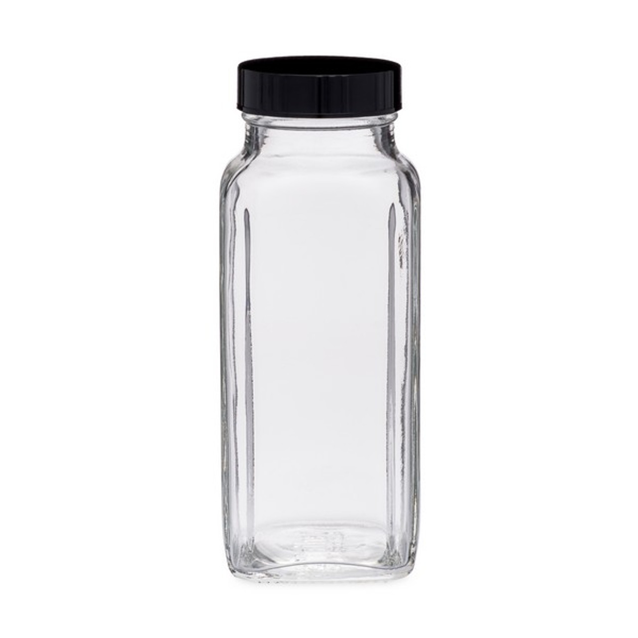 8 Ounce Square Glass Bottle
