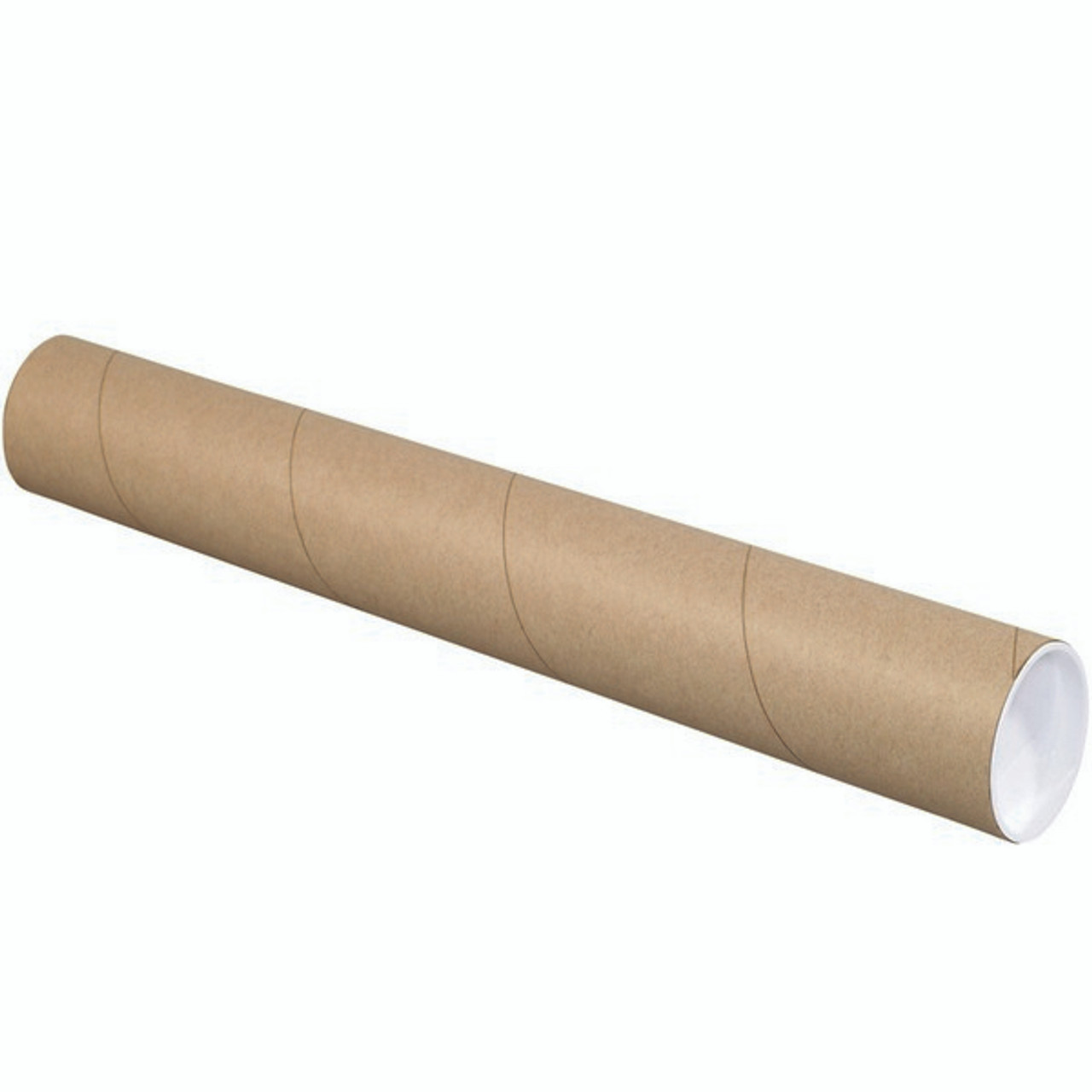 3in x 18in Light Duty Kraft Mailing Tubes - Wholesale, 24/Case, Shipping Supplies Cardboard