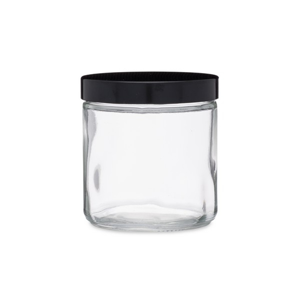 Glass Jar: 16 oz. Straight Sided Flint Jar  Glass Jar: 16 oz. Straight  Sided Flint Jar