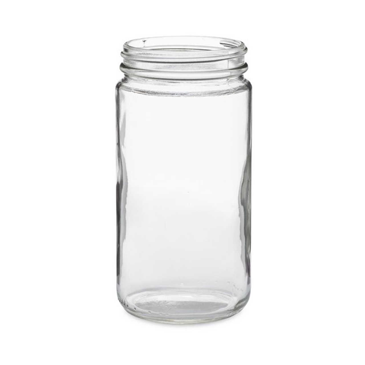 12oz Clear Glass General Purpose Jars (Cap Not Included) - 12/Case, Clear Type III BPA Free 70-G450