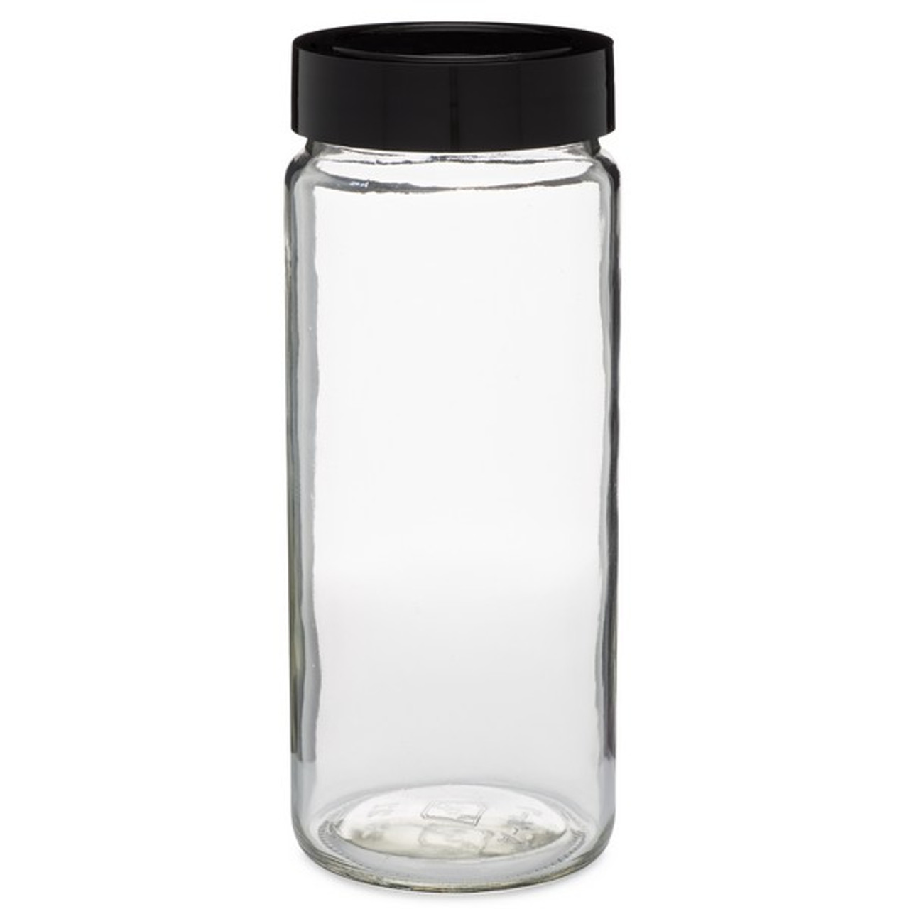 16 oz Glass Paragon Spice Jars (Black 