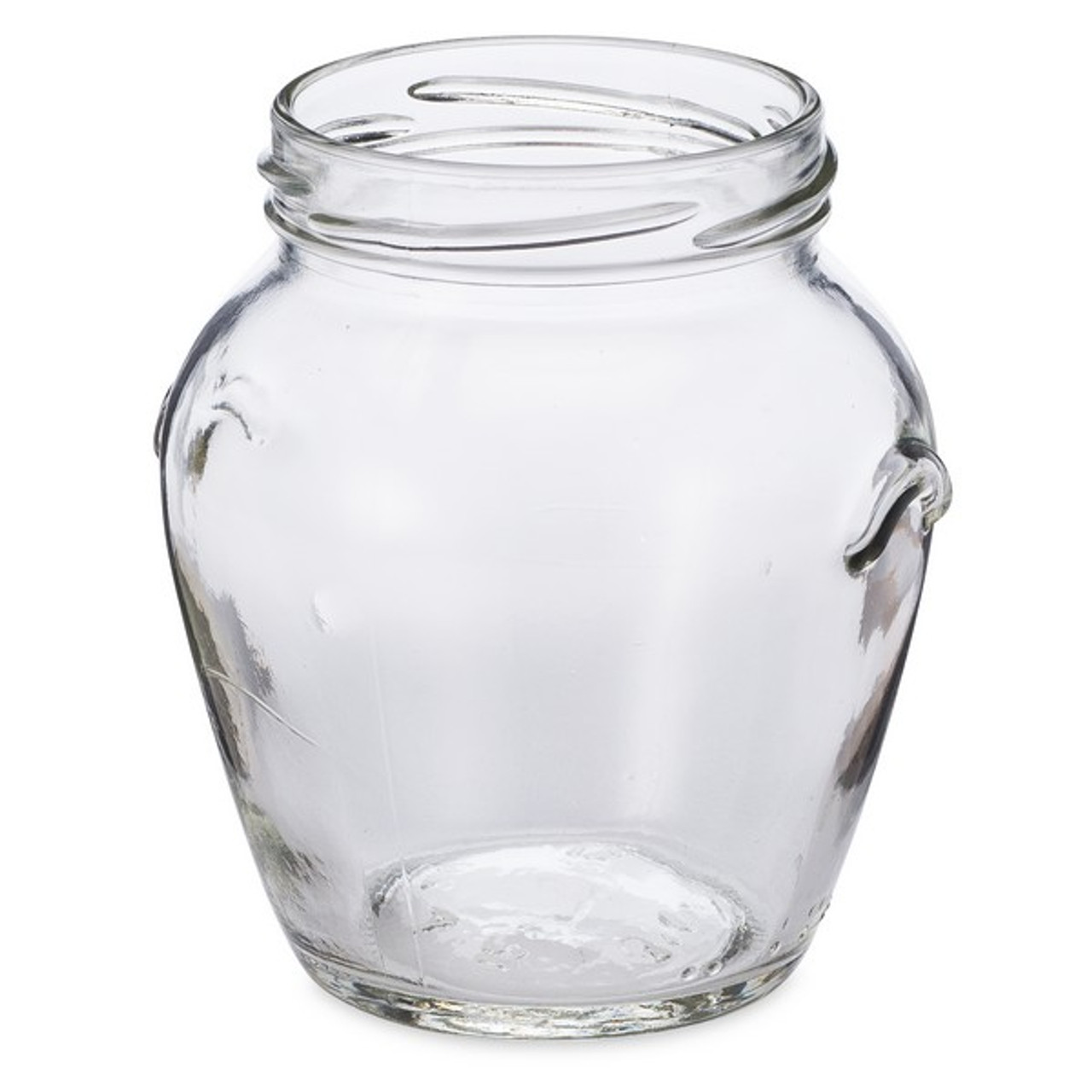 10 Oz Clear Glass Honey Pot Jars Cap Not Included Berlin 3823