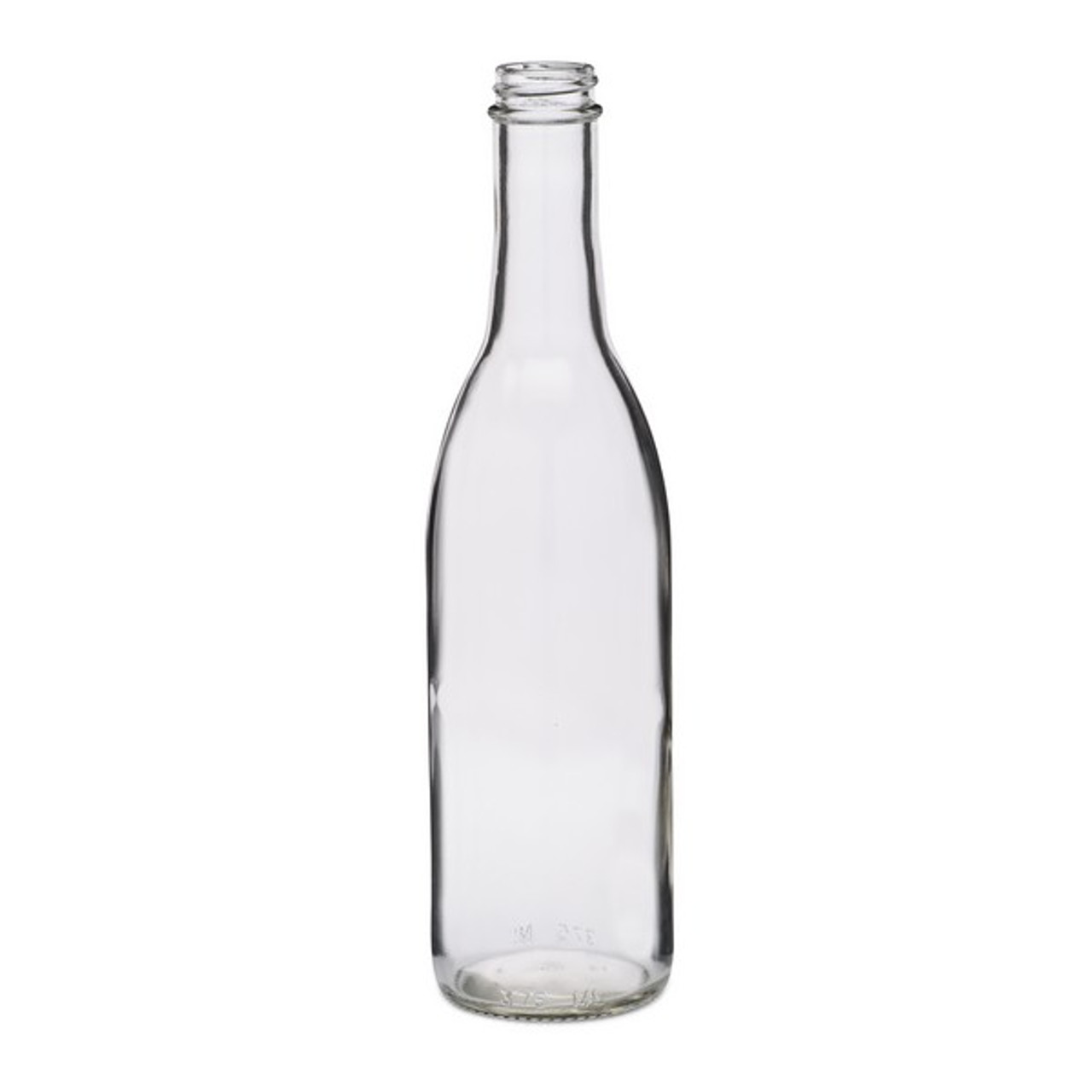 375 ml Clear Glass Composite Flat Bottom Wine Bottles, Screw Top Berlin