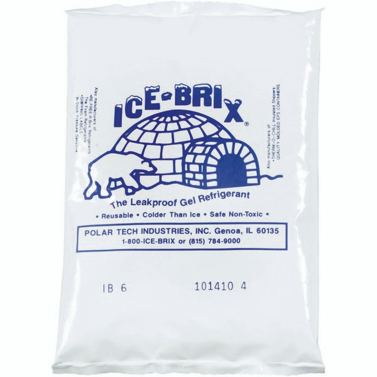 6 oz Ice-Brix Reusable Cold Packs - IB6BPD