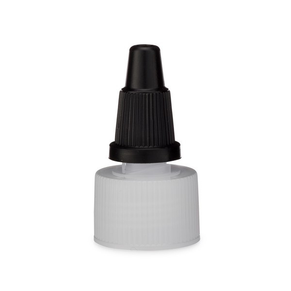 20-410 Black Plastic Twist Top Caps | Berlin Packaging