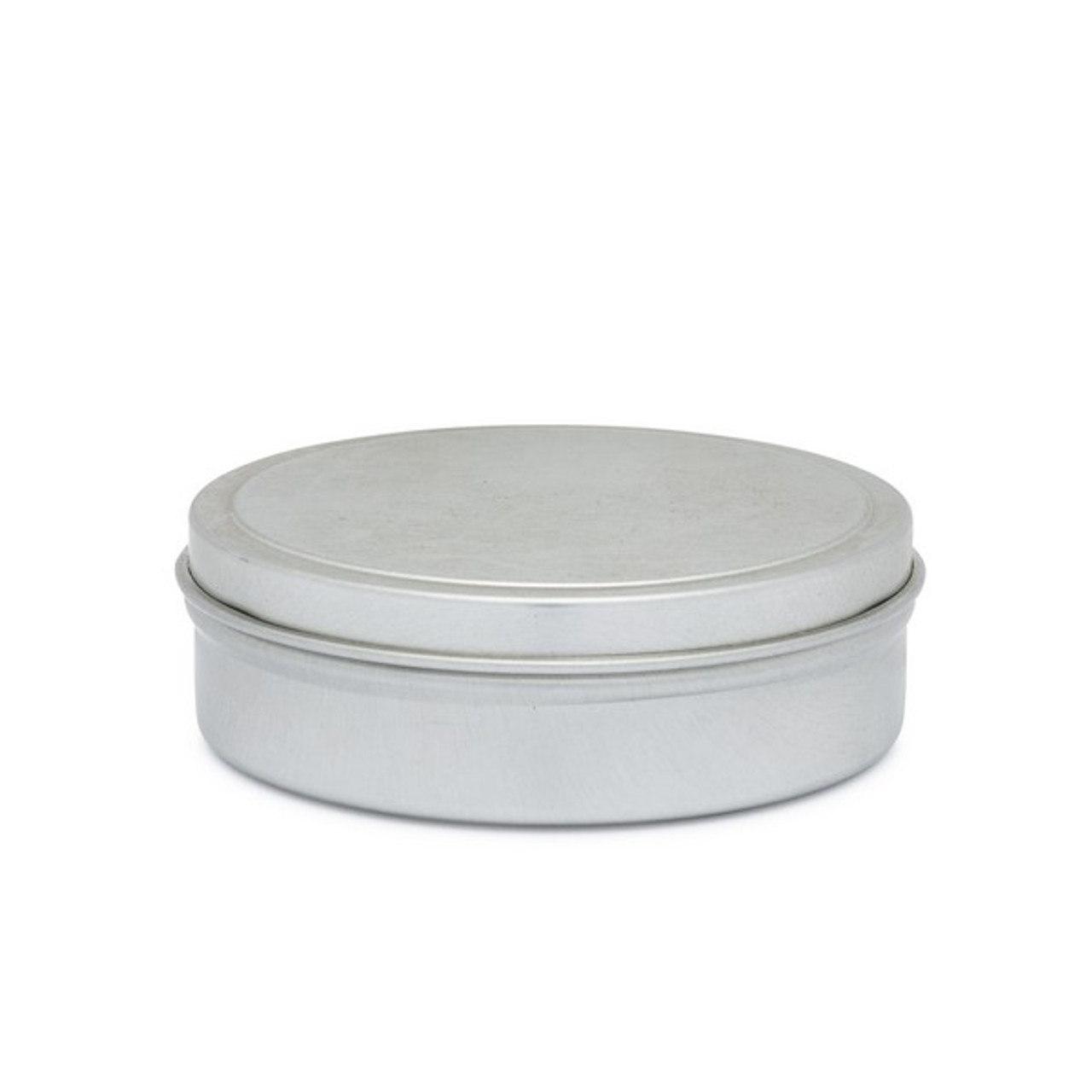 3oz Silver Seamless Tall Tins - Wholesale, 36/Case, Silver
