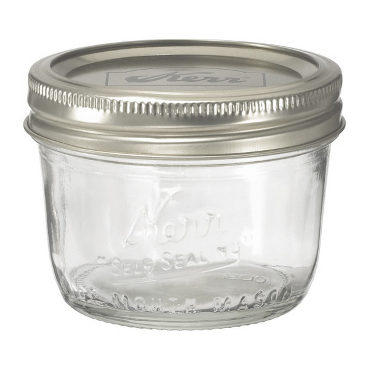 8 oz wide mouth mason jars with lids