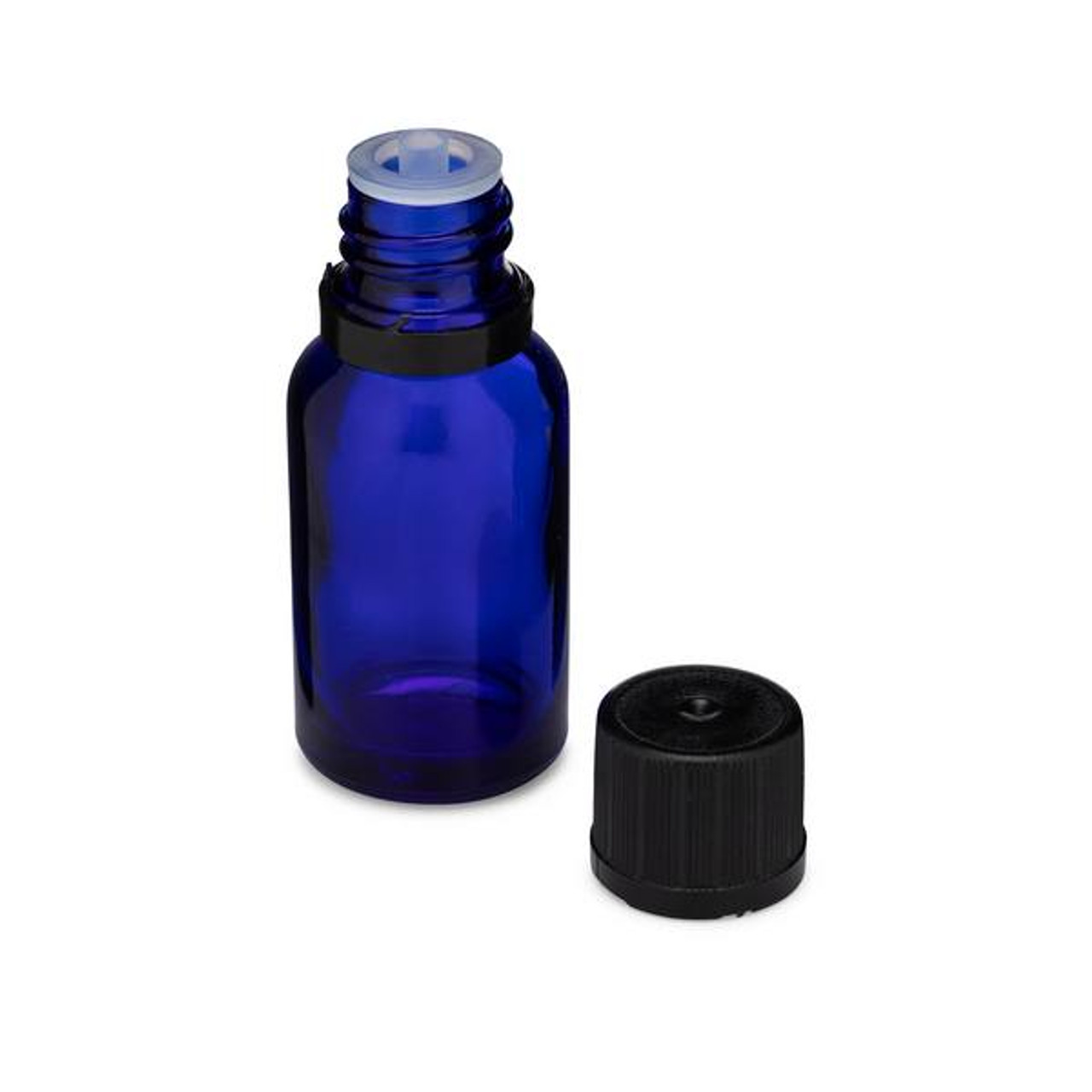 blue aromatherapy bottles