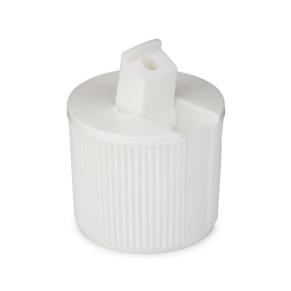 プーリップ 24-410 White PE Land Seal Pivot Spout Cap | Berlin Packaging