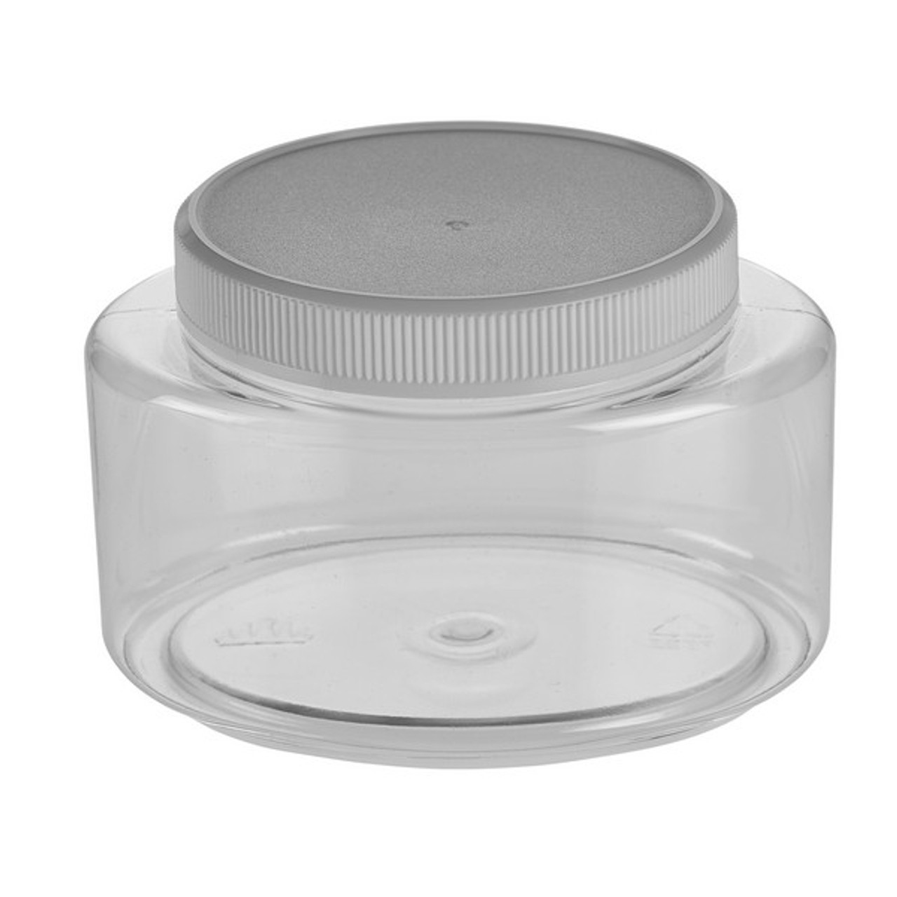 Clear Plastic Jars with Screw Lid