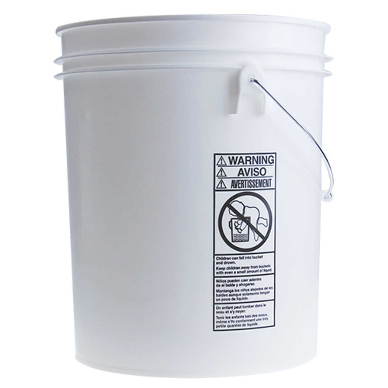 2.5L Yellow Plastic buckets With Lid - H&O Plastics