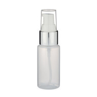 1 oz Natural LDPE Cylinder Bottle with Treatment Pump