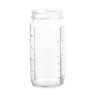 Similar item: 8 oz Graduated Glass Round Bottle - Case of 96 - GLA-00846B