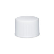24-410 White PP Ribbed Flip Top Cap | Berlin Packaging