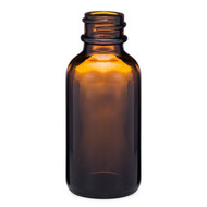 Similar item: 1 oz Amber Glass Boston Round Bottle (Value Pack) - 337151-K