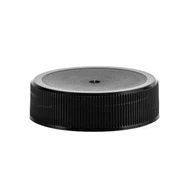 Similar item: 38-400 Black PP Plastic Ribbed Screw Top Caps (Foam Liner) - 122840