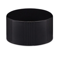 15-425 Black Phenolic Cap with Polycone Liner | Berlin Packaging
