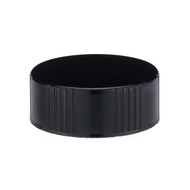 28-400 Black Phenolic Caps with Polycone Liner - X28-400C