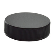 38-400 Black PP Ribbed Screw Top Caps (Foam Liner) | Berlin
