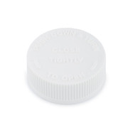 Similar item: 38-400 White PP Child-Resistant Capable Screw Top Caps with Foam Liner - X38-400FCR