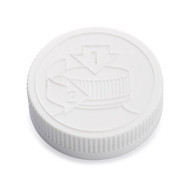 33-400 White PP CR Capable Caps (Pulp & Vinyl Liner) |Berlin