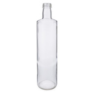 3.4 oz Clear Glass Round Dorica Oil Bottles (Cap Not Included) - Wholesale, 24/Case, Clear Type III 24-400