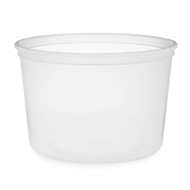 64 oz White PP Round Snap Lock Containers | Berlin Packaging