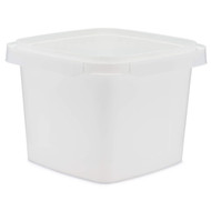 32 oz White PP Square Snap-Lock Container | Berlin Packaging