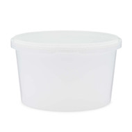 48 oz White PP Square Snap-Lock Container | Berlin Packaging