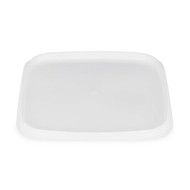 Similar item: Large White PP Plastic Square Tamper-Evident Snap-Lock Lids - 2332C33