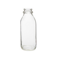 Reusable Food Grade Milk Container Glass Milk Bottle with Lid 32