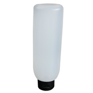 Similar item: 8 oz Natural MDPE Plastic Tottle Tubes (Black Flip Top Cap) - 2122B12NAT