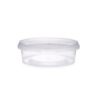 48 oz. BPA Free Food Grade Round Container with Lid (T60748CP) - starting  quantity 25 count - FREE SHIPPING