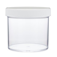 6 oz Clear PS Straight Sided Jars