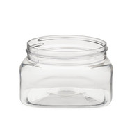 6 oz Clear PET Square Designer Jars | Berlin Packaging
