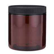 Similar item: 8 oz Amber PET Plastic Straight Sided Jars - 2852B07ABR