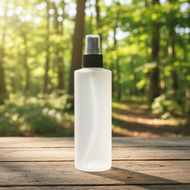 Similar item: 8 oz Natural HDPE Cylinder Round Bottle & Black Fine Mist Sprayer - CR8AB