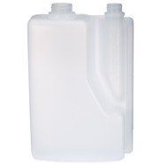 Similar item: 67 oz Natural HDPE Plastic Bettix Twin Neck Measure & Pour Dispensing Bottles (Cap Not Included) - 32538-B
