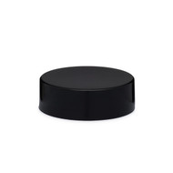 TC BASIC DIM CAP black,os 東京ポップアップ限定品！ 43-400 Black PP Smooth Caps - Foam Lined | Berlin Packaging