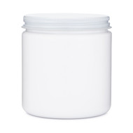 Similar item: 8 oz White HDPE Plastic Straight Sided Jars (White Cap) - 3301B08