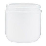 Similar item: 16 oz White HDPE Plastic Wide Mouth Straight Sided Jars (Cap Not Included) - 3302B06-B