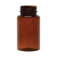 Similar item: 4 oz Amber PET Plastic Wide Mouth Packer Bottles (Cap Not Included) - 3369B03-BLAM