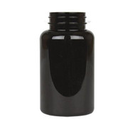 Similar item: 4 oz Dark Amber PET Plastic Wide Mouth Packer Bottles (Cap Not Included) - 3369B03-BABR