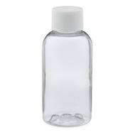 Similar item: 2 oz Clear PET Plastic Boston Round Bottles - 3371B03CLR