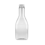 16 oz Clear PET Salad Dressing Bottle, 38 mm