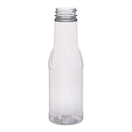 16.9 oz. Clear PET Water Bottle with 28mm PCO Neck (Cap Sold Separately)