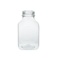 Similar item: 8 oz Clear PET Plastic Square Contoured Bottles (Cap Not Included) - 3494B01-B