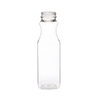 Similar item: 12 oz Clear PET Plastic Decanter Juice Bottles (Cap Not Included) - 3499B05-B